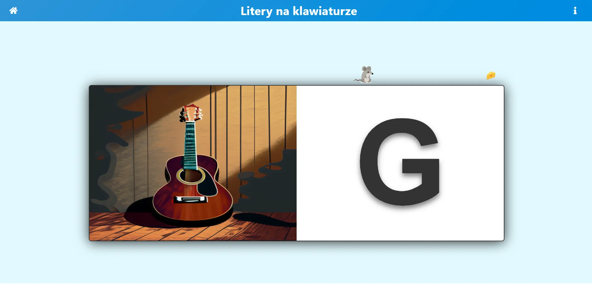 Litery na klawiaturze